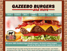 Tablet Screenshot of gazeeboburgers.com